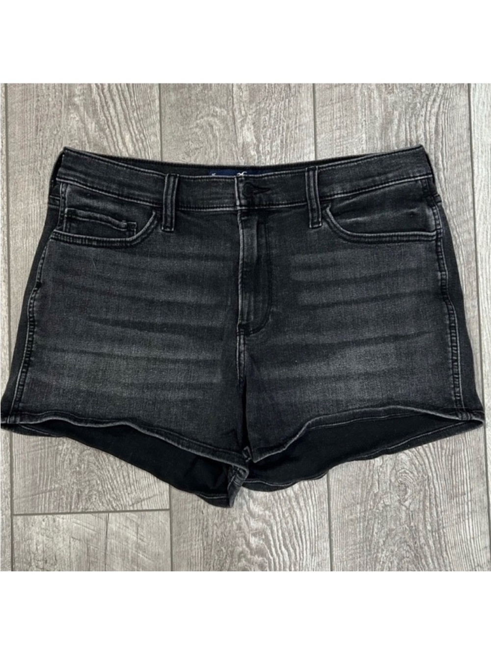 Hollister Black Denim Shorts